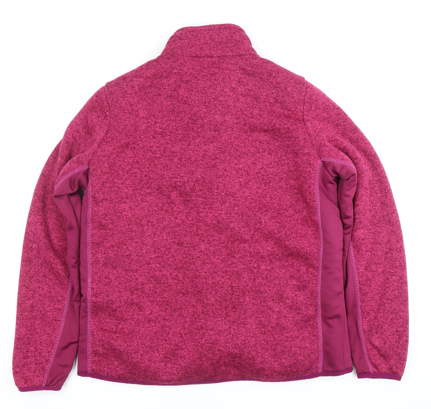 Northern Expo Womens Pink Fleece Jacket UK 12 Warm Zip Up Outdoor