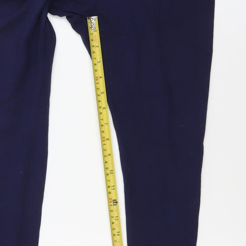 Puma Womens Blue XS Slim Fit Activewear Leggings