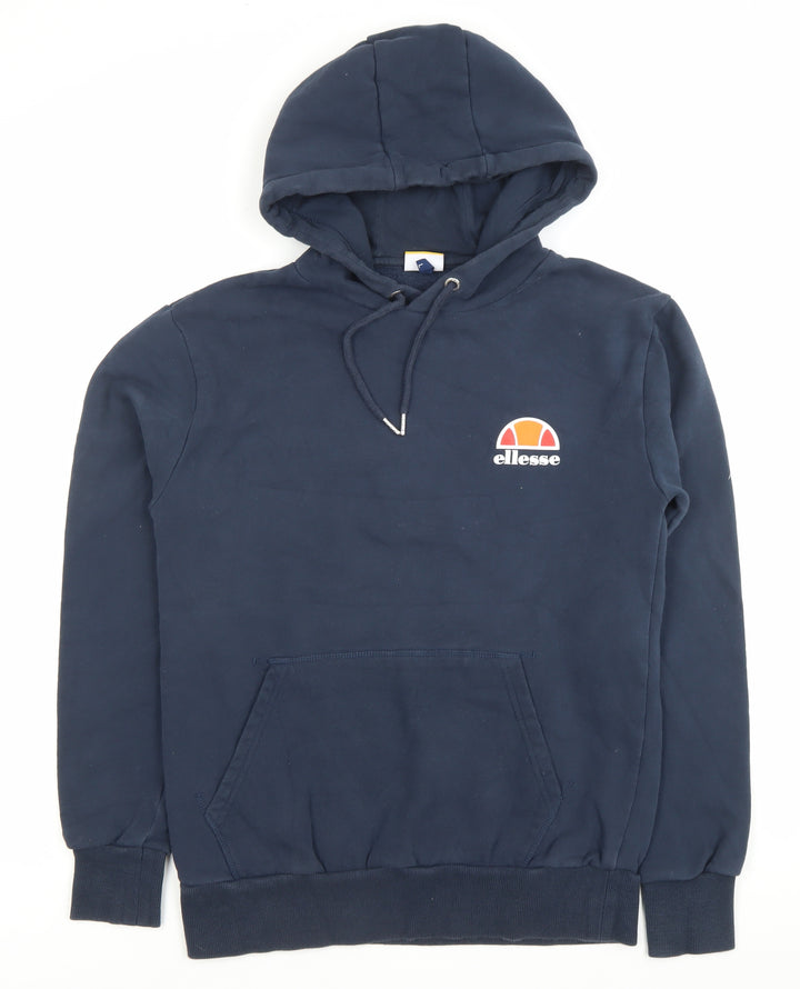 Ellesse Mens Blue Pullover Hoodie Size L Regular Fit Sportswear