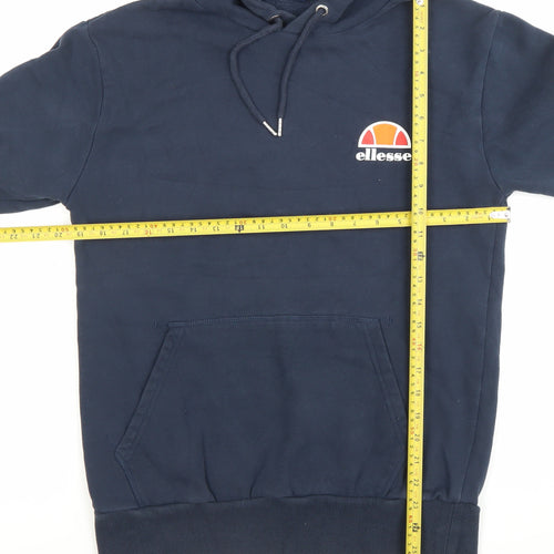 Ellesse Mens Blue Pullover Hoodie Size L Regular Fit Sportswear