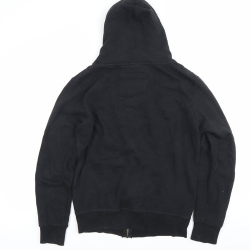 Charles Wilson Men’s Black Small Full Zip Hoodie Regular Fit
