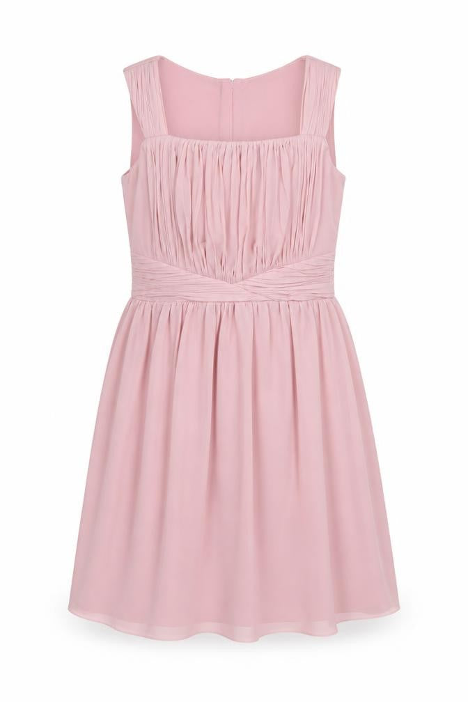 Lipsy London Girls Pink Sleeveless Fit & Flare Party Dress Age 7 Years