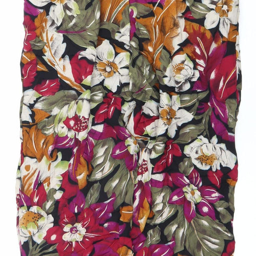 The Clothes Tree Womens Multicoloured Floral Harem Trousers Size 8