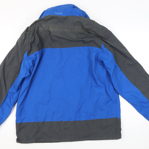Regatta Men’s Blue XL Waterproof Hooded Outdoor Rain Jacket