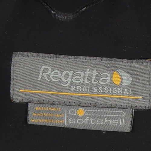 Regatta Men’s Black XL Softshell Jacket Windproof Water Resistant