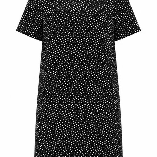 Marks and Spencer Women’s Black Polka Dot Shift Dress Size 10