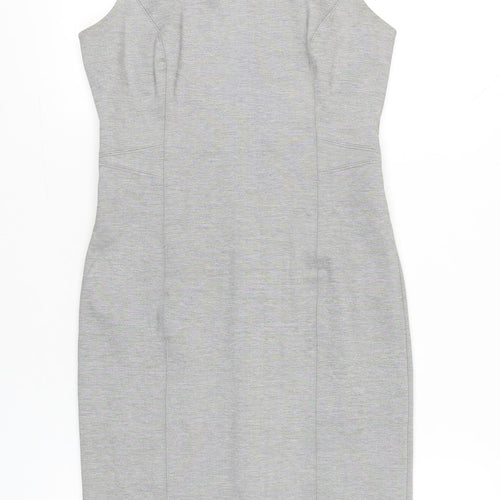 Forecast Women’s Grey Size 10 Sleeveless Sheath Dress