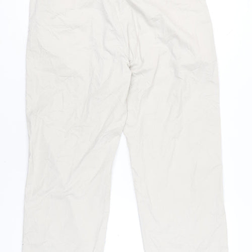Farah Men’s Beige Chino Trousers Size L 38W 29L Cotton Blend