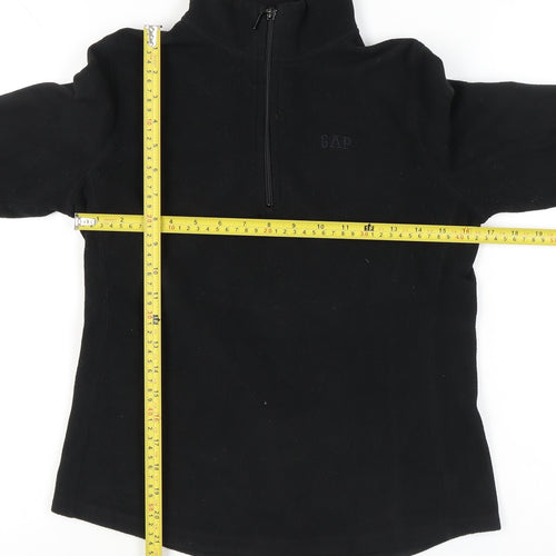 Gap Women’s Black XS Fleece 1/4 Zip Pullover Sweatshirt