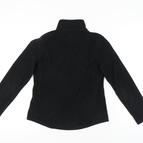 Gap Women’s Black XS Fleece 1/4 Zip Pullover Sweatshirt