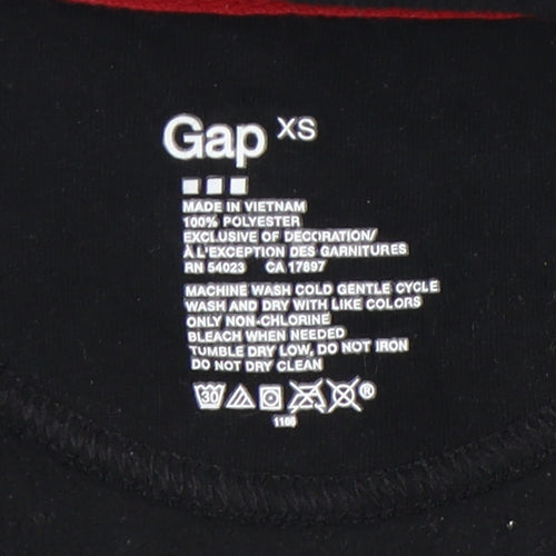 Gap Women’s Black XS Fleece 1/4 Zip Pullover Sweatshirt