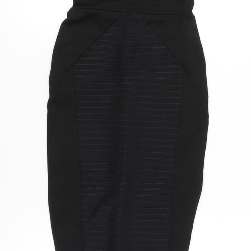ASOS Petite Women’s Black Strapless Bodycon Midi Dress Size 2