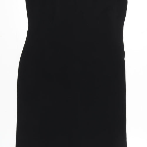 J Taylor Womens Black Size 14 Sheath Knee Length Sleeveless Dress