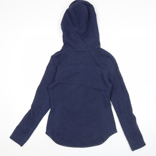 Fila Women’s Navy Blue Hoodie Size 8 Full Zip Sportswear