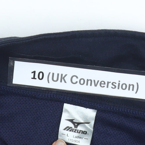 Mizuno Womens Black Size 10 Full Zip Sports Jacket