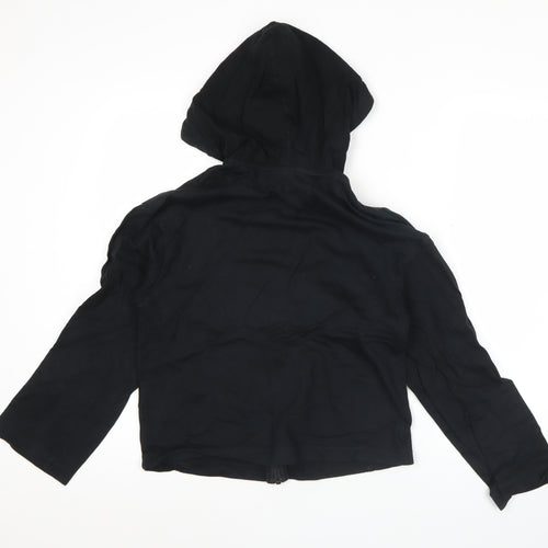 Nike Women’s Black Small Full Zip Hoodie Sweatshirt Cotton