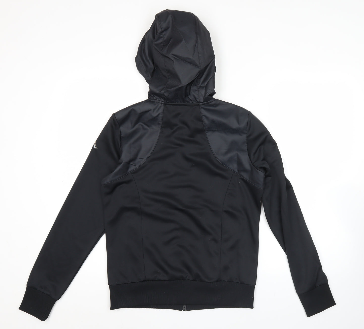 Kappa Valencia CF Womens Black Hoodie Jacket UK 10 Full Zip Sportswear