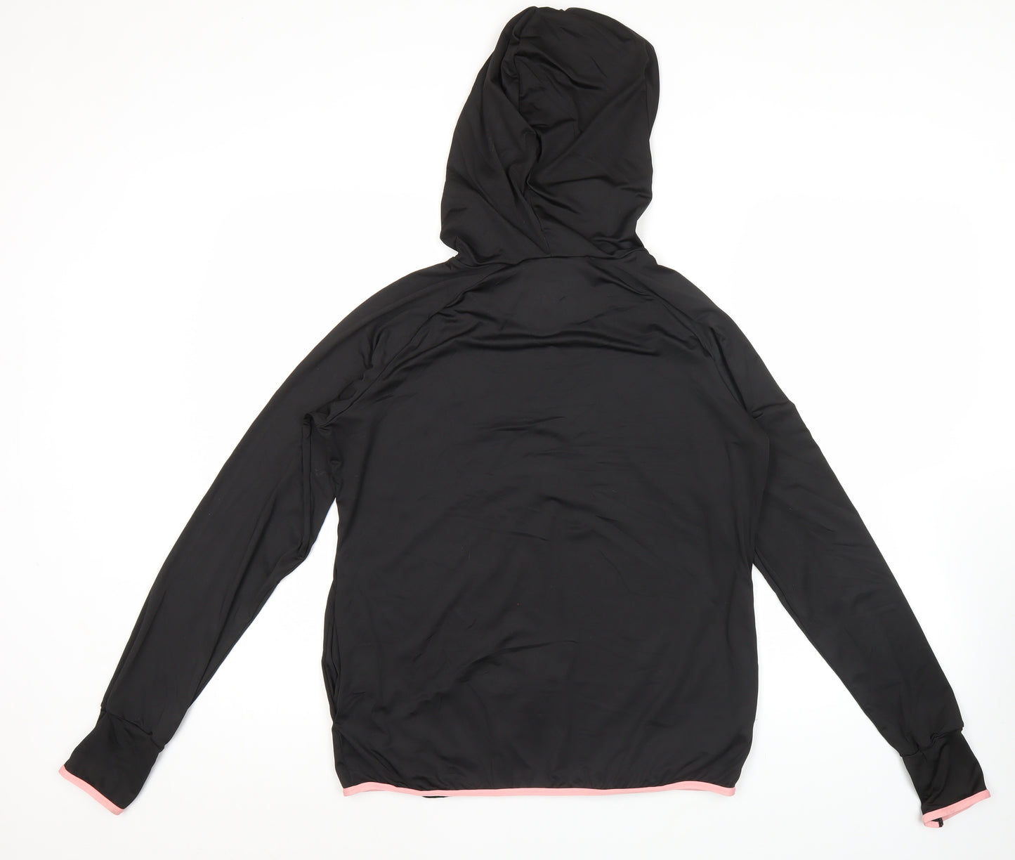 Camel Women’s Black Full Zip Lightweight Hoodie Size 12