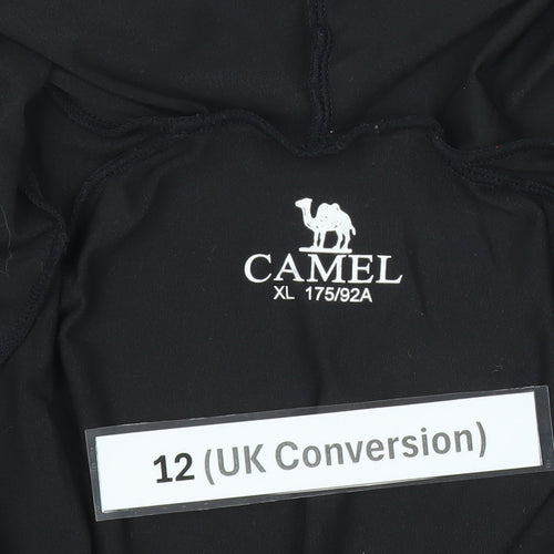 Camel Women’s Black Full Zip Lightweight Hoodie Size 12