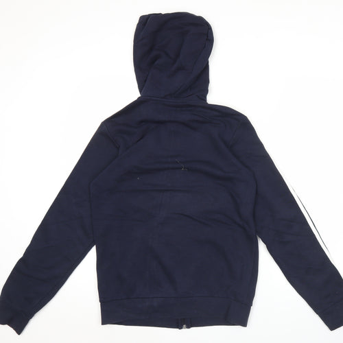 Adidas Men’s Blue XS Full Zip Hoodie Sportswear Cotton Blend