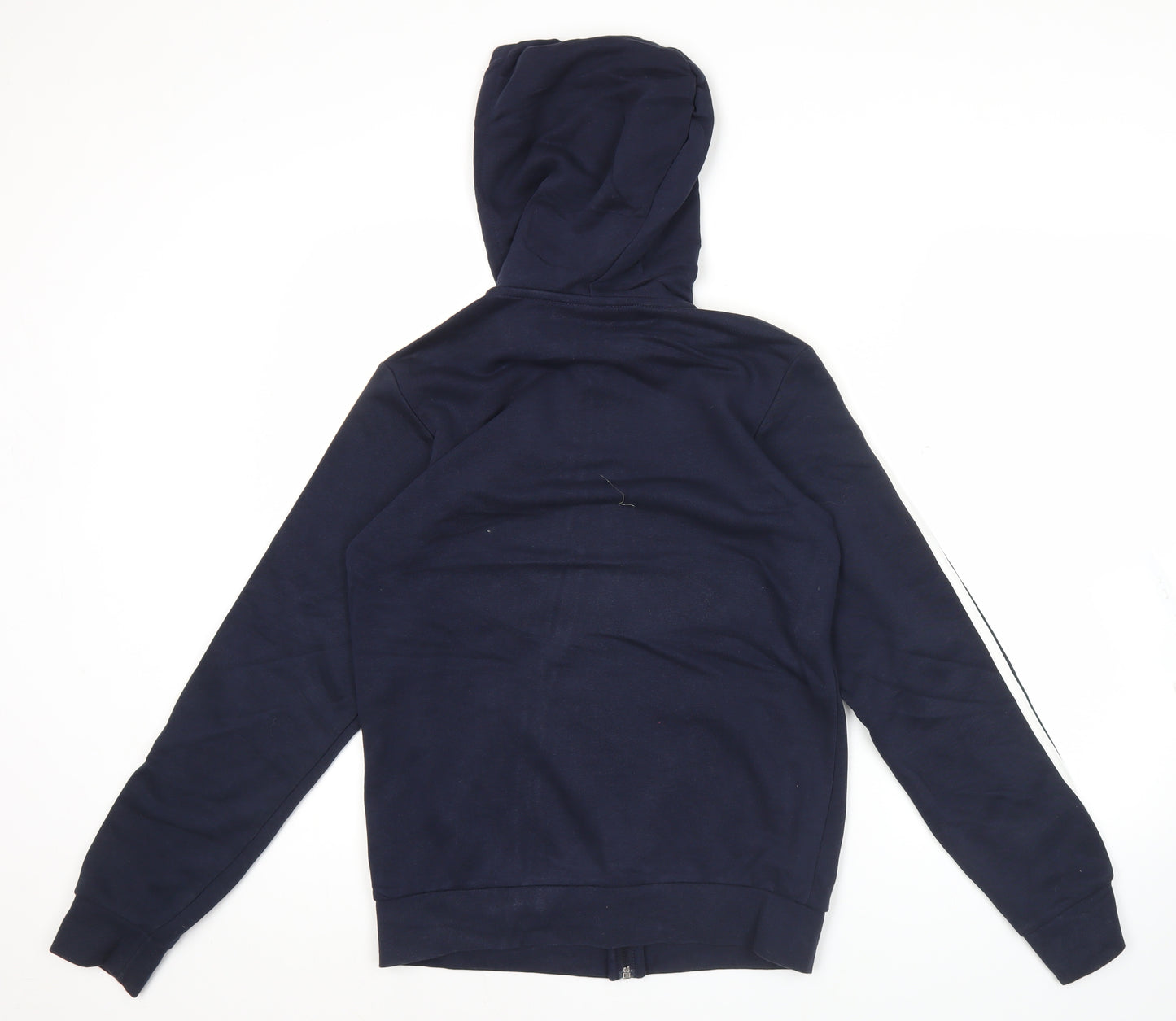 Adidas Men’s Blue XS Full Zip Hoodie Sportswear Cotton Blend
