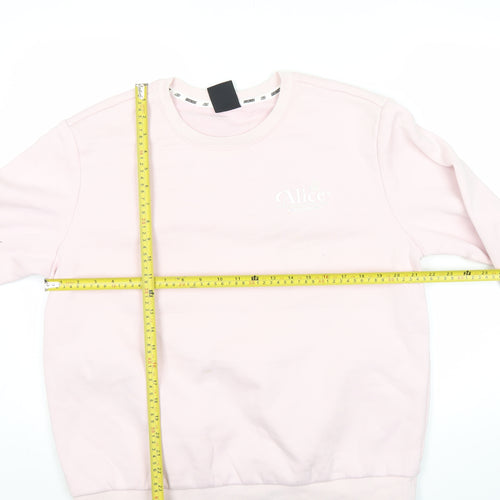 Skechers Women’s Pink Alice in Wonderland Sweatshirt Size 12