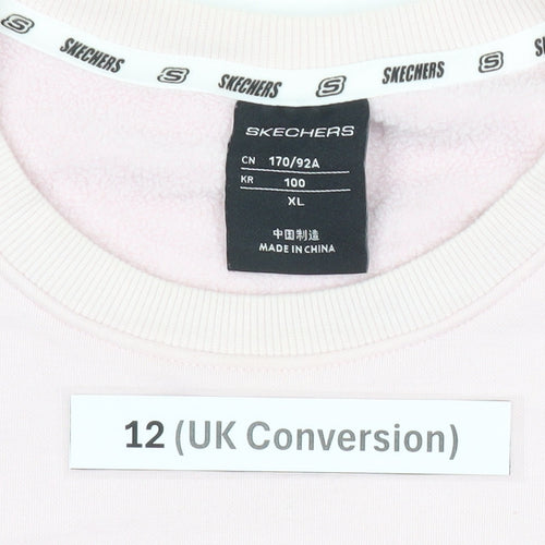 Skechers Women’s Pink Alice in Wonderland Sweatshirt Size 12
