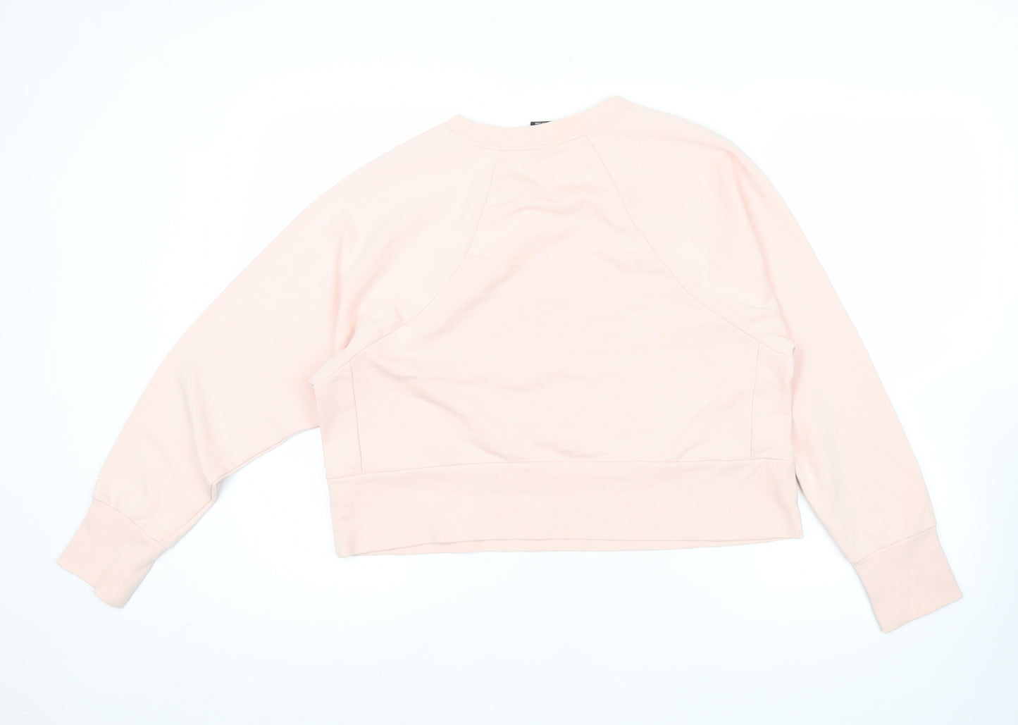 Nike Women’s Pink Dri-FIT Sweatshirt M Polyester Cotton Blend