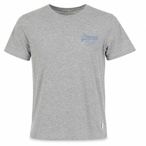 Jack & Jones Mens Grey Small Short Sleeve Crew Neck T-Shirt