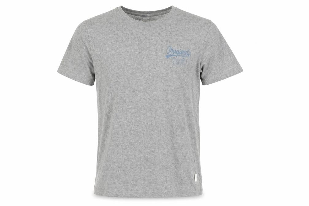 Jack & Jones Mens Grey Small Short Sleeve Crew Neck T-Shirt