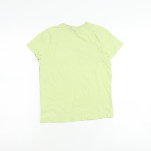 Star Wars Boys Green Grogu T-Shirt 8-9Y Short Sleeve Crew Neck