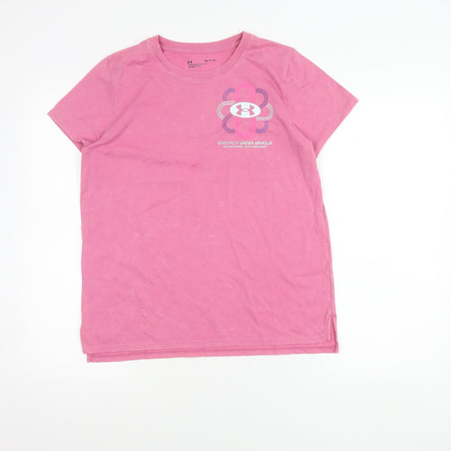 Under Armour Women’s Pink T-Shirt Small Short Sleeve Sports Top
