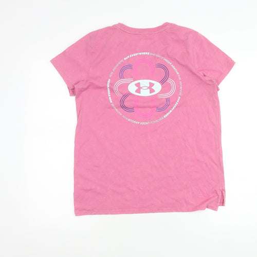Under Armour Women’s Pink T-Shirt Small Short Sleeve Sports Top