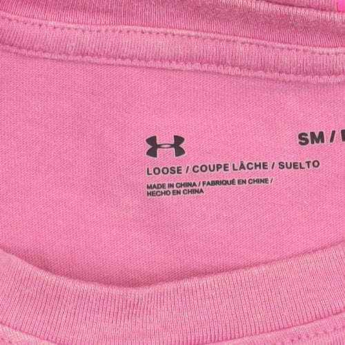 Under Armour Women’s Pink T-Shirt Small Short Sleeve Sports Top