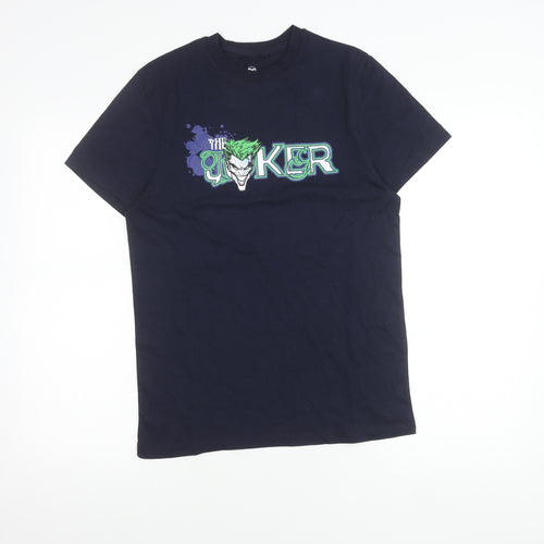 Primark Men’s Blue Joker Batman DC Comics Graphic T-Shirt Size S