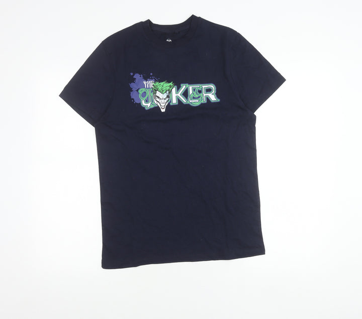 Primark Men’s Blue Joker Batman DC Comics Graphic T-Shirt Size S