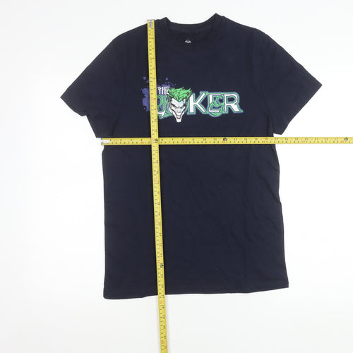 Primark Men’s Blue Joker Batman DC Comics Graphic T-Shirt Size S