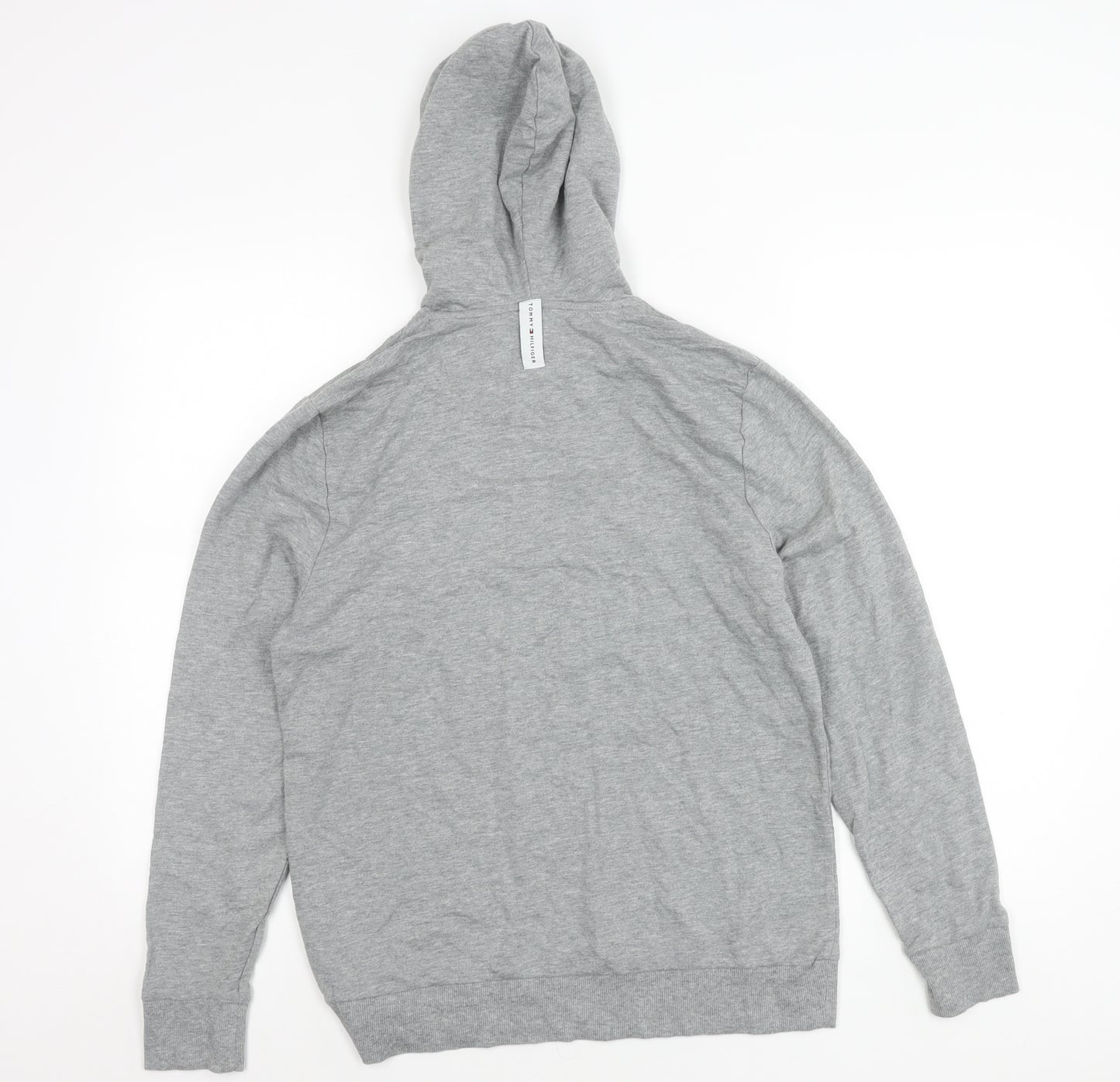 Tommy Hilfiger Women’s Grey Hooded Logo Nightshirt Top Size S