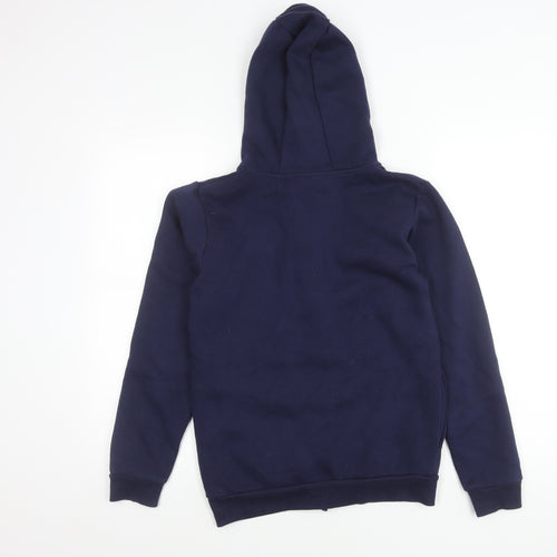McKenzie Boys Blue Zip Up Hooded Jacket 13-14 Years Full Zip Logo