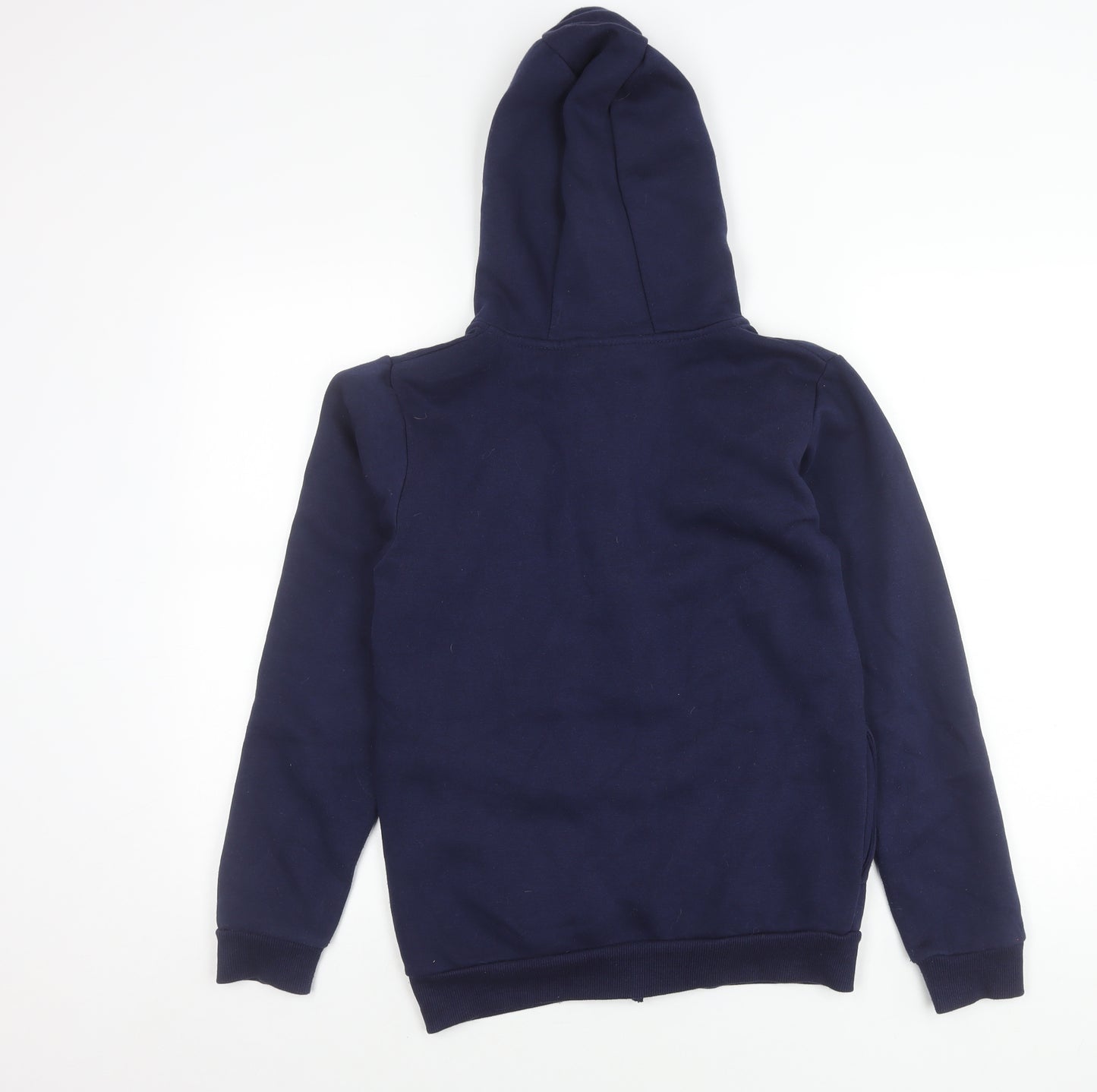 McKenzie Boys Blue Zip Up Hooded Jacket 13-14 Years Full Zip Logo