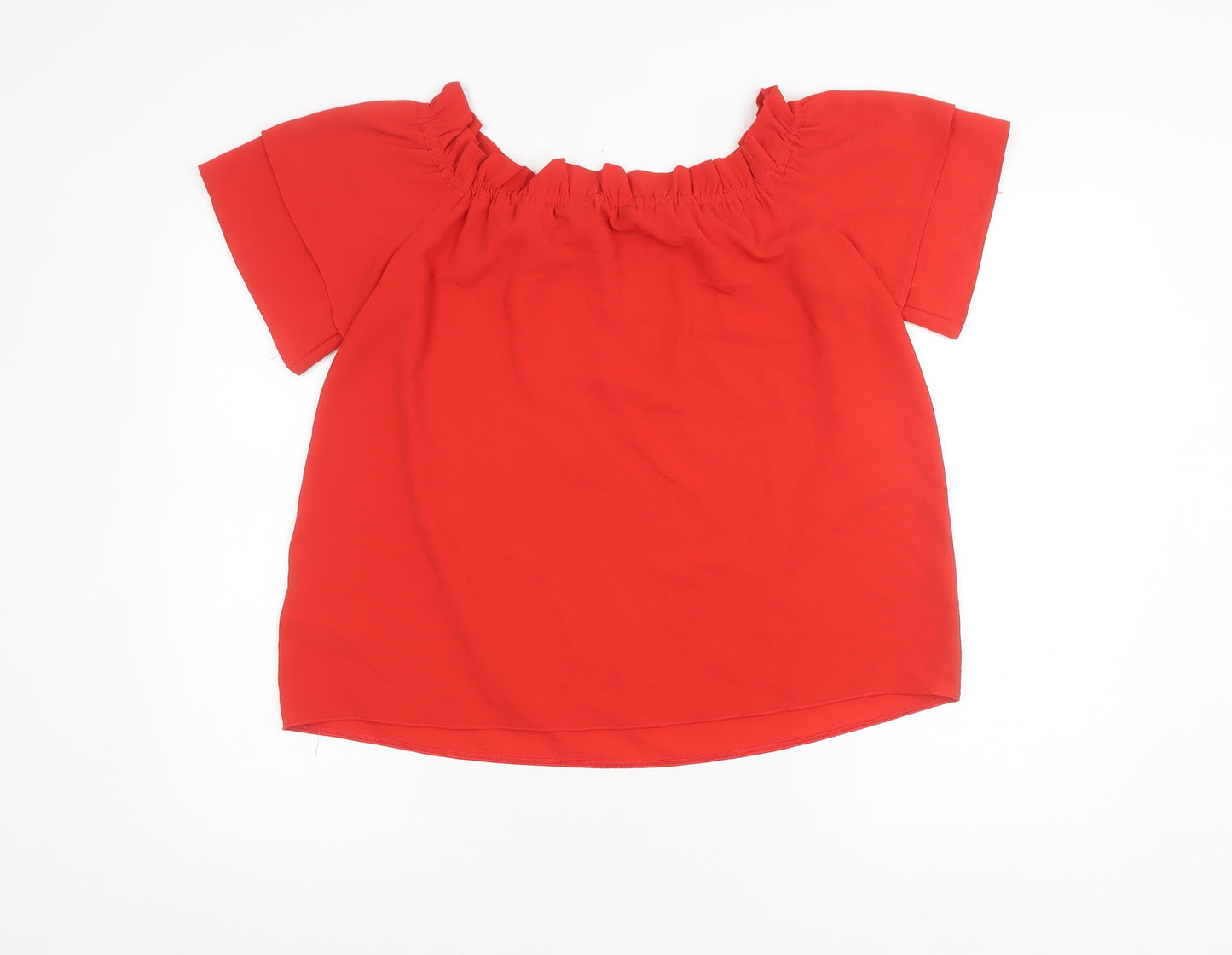 Dorothy Perkins Women’s Red Off Shoulder Blouse Size 12