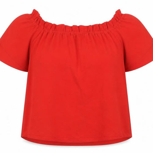 Dorothy Perkins Women’s Red Off Shoulder Blouse Size 12