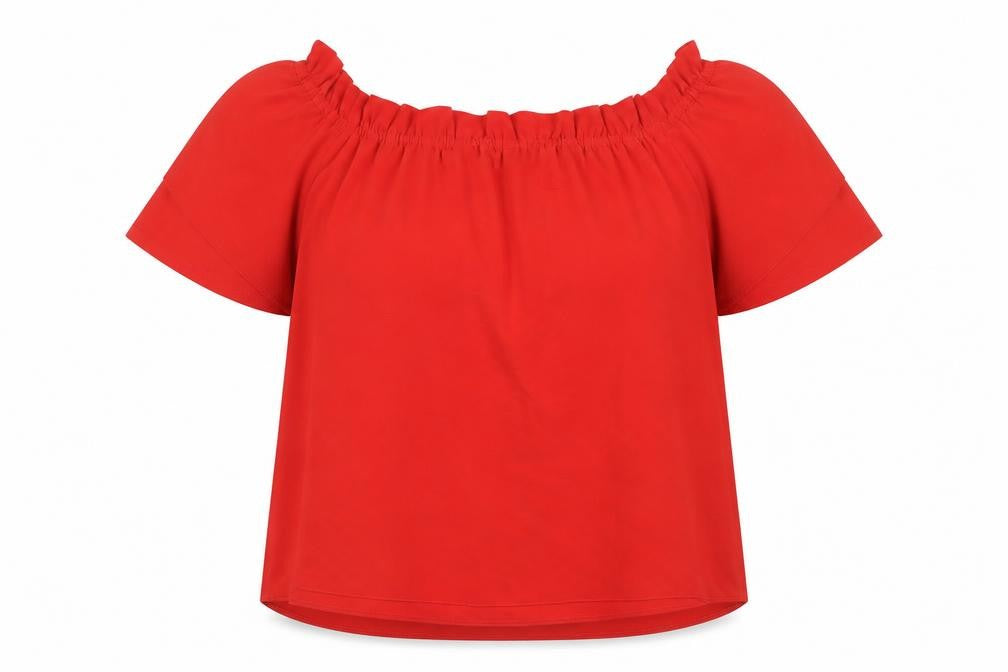 Dorothy Perkins Women’s Red Off Shoulder Blouse Size 12