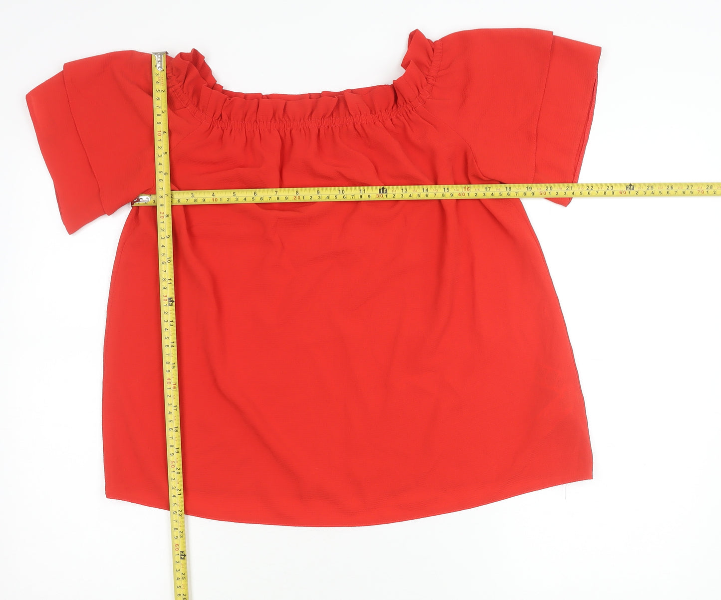 Dorothy Perkins Women’s Red Off Shoulder Blouse Size 12