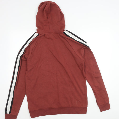 304 Men’s Brown Pullover Hoodie Size L Regular Fit Hooded Sweatshirt