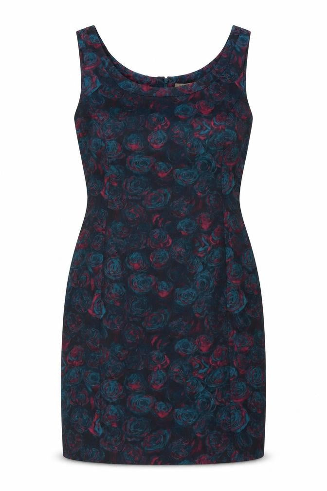 Jigsaw Womens Multicoloured Floral Sheath Dress Size 12 Cocktail Party