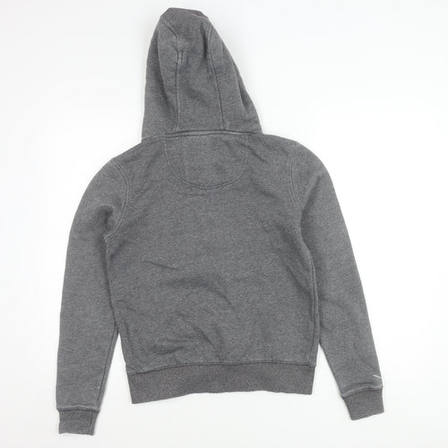 SoulCal & Co Women’s Grey Hoodie Jacket UK 10 Zip Logo Casual