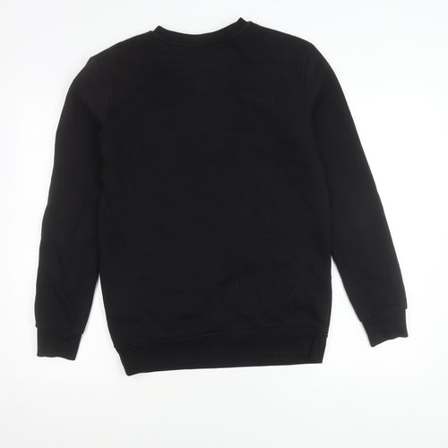 Prè London Men’s Black XS Crew Neck Logo Graphic Sweatshirt