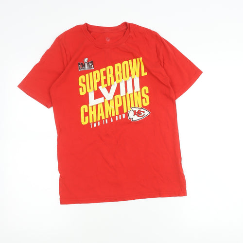 NFL Boys Red 14-16 Years Super Bowl LVIII Champions T-Shirt