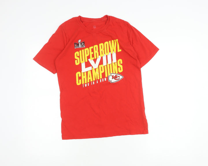 NFL Boys Red 14-16 Years Super Bowl LVIII Champions T-Shirt